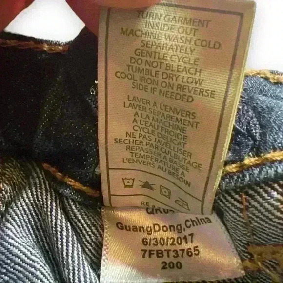 7 for all Mankind Straight Leg Jeans Sz 4T - Picture 6 of 10